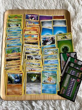 60 Pokemon Orange, Grey, Purple, Blue & Green Card Lot - Mixed Set
